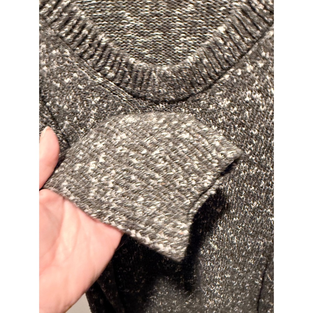 Old Navy Womens 2X Green Marled V-Neck Tunic Sweater Oversized Cotton Blend - Picture 5 of 8